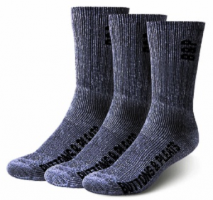Buttons-Pleats-Premium-Merino-Wool-Hiking-Socks image
