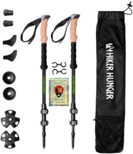 HIKER HUNGER CARBON TREKKING POLES image