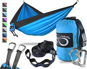 Live Infinitely Double Outdoor Camping Hammock Set image