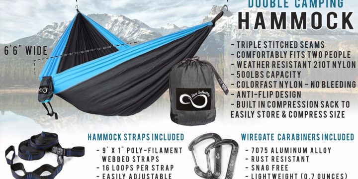 Live Indefinitely Double Outdoor Camping Hammock Review