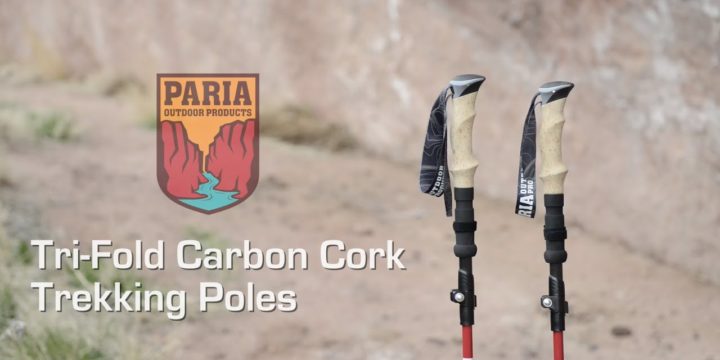 Paria Tri-Fold Carbon Cork Trekking Poles