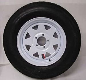 WHITE SPOKE TRAILER WHEEL Image